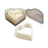 Set 7 Cookie Cutters "Heart Fluted"