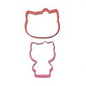 Set de 2 cortadores "Hello Kitty"