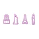 Set 4 Cookie Cutters "Cities" - IBILI