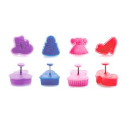 Set 4 Plunger Cutters "Fashion"