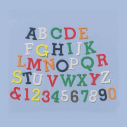 Set 4 Cookie Cutters "Numbers & Letters" - UPPERCASE - FMM