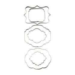 PLAQUE COOKIE CUTTERS SET 4PCS – Theafrocakery