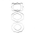 6 Cookie Cutters "Cut-Outs Plaque"