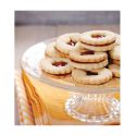 6 Linzer Cookie Cutters - plastic