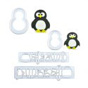 Set 4 Cookie Cutters "Baby Penguin"