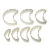 Set 7 Cookie Cutters "Half-Moon Fluted"