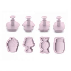 Set 4 Plunger Cutters "Sweet"