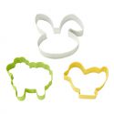 Set 3 Cookie Cutters "Easter"