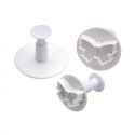 Set 3 Plunger Cutters "Butterfly"