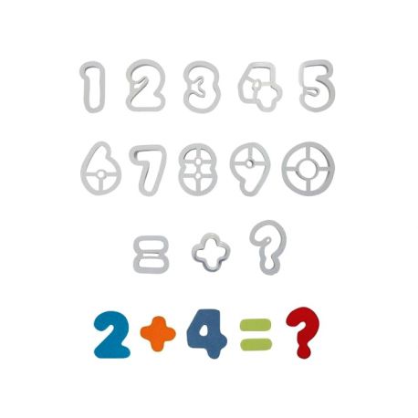 Set 13 Cookie Cutters "Number" - PME