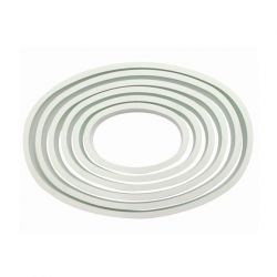 Set 6 Cookie Cutters "Oval" - PME