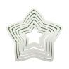 Set 6 Cookie Cutters "Star" - PME