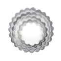 Set 5 Cookie Cutters "Round" - Fluted