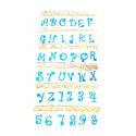 Set 6 Cookie Cutters "Numbers & Letters" - FUNKY