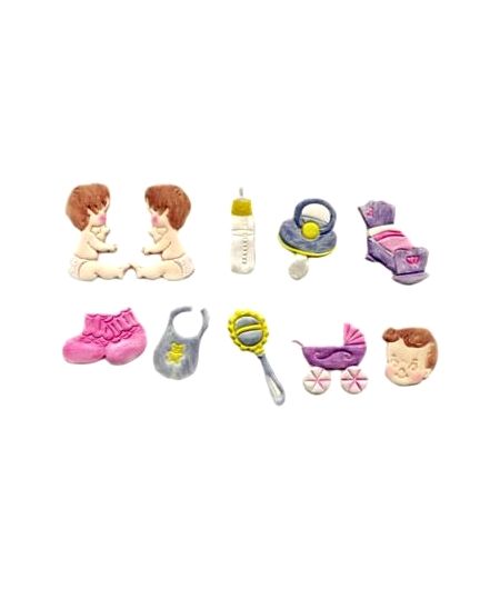 Set 2 Cookie Cutters "Baby" - FMM