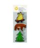 Set 3 Cookie Cutters "Camping" - WILTON - 9cm