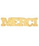 Cookie Cutter "MERCI" - 15cm