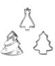 Set 3 Cookie Cutters "Christmas Trees"