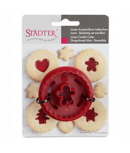 Linzer Cookie Cutter "Gingerbread Man"