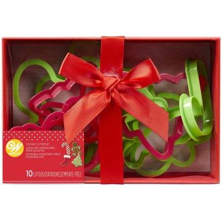 Set de 10 cortadores "Christmas cookie" - WILTON